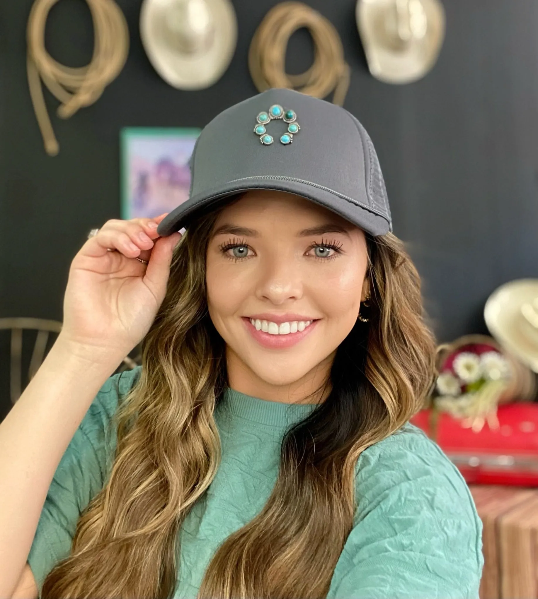 Customized Trucker Girl Cap - #8