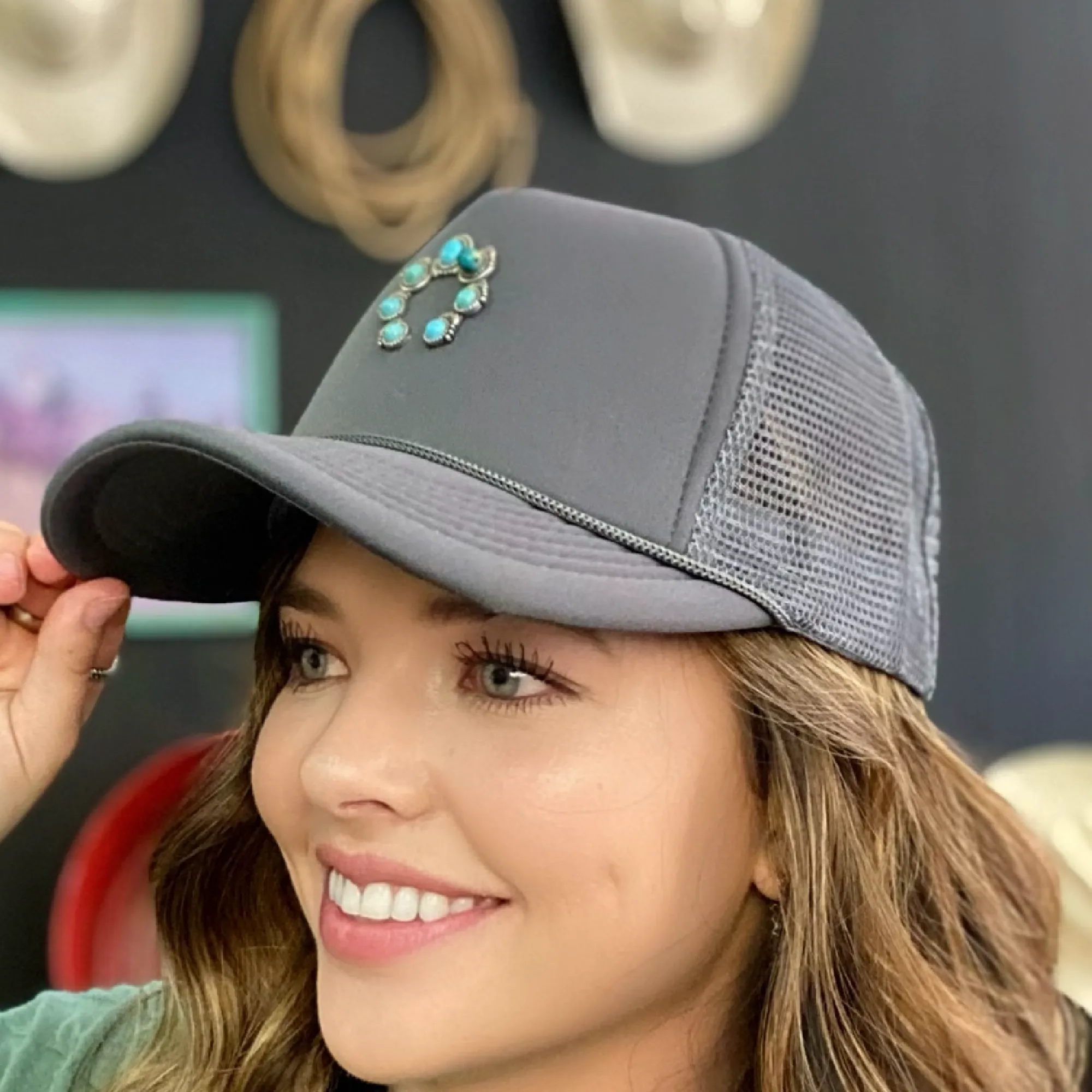 Customized Trucker Girl Cap - #8