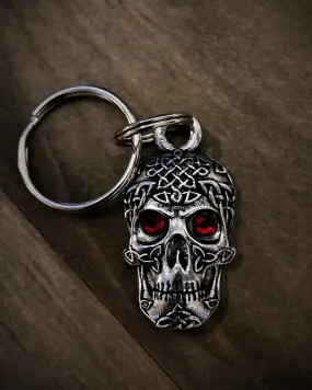 Daniel Smart Celtic Skull Diamond Keychain