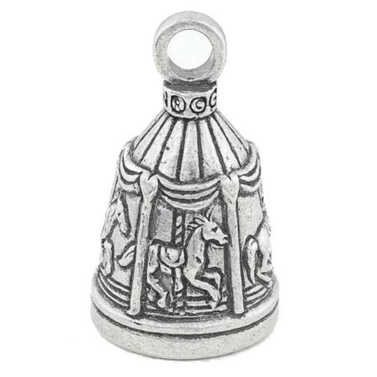 Daniel Smart Guardian Bell® Carousel, Pewter, 1.5 x 1 in