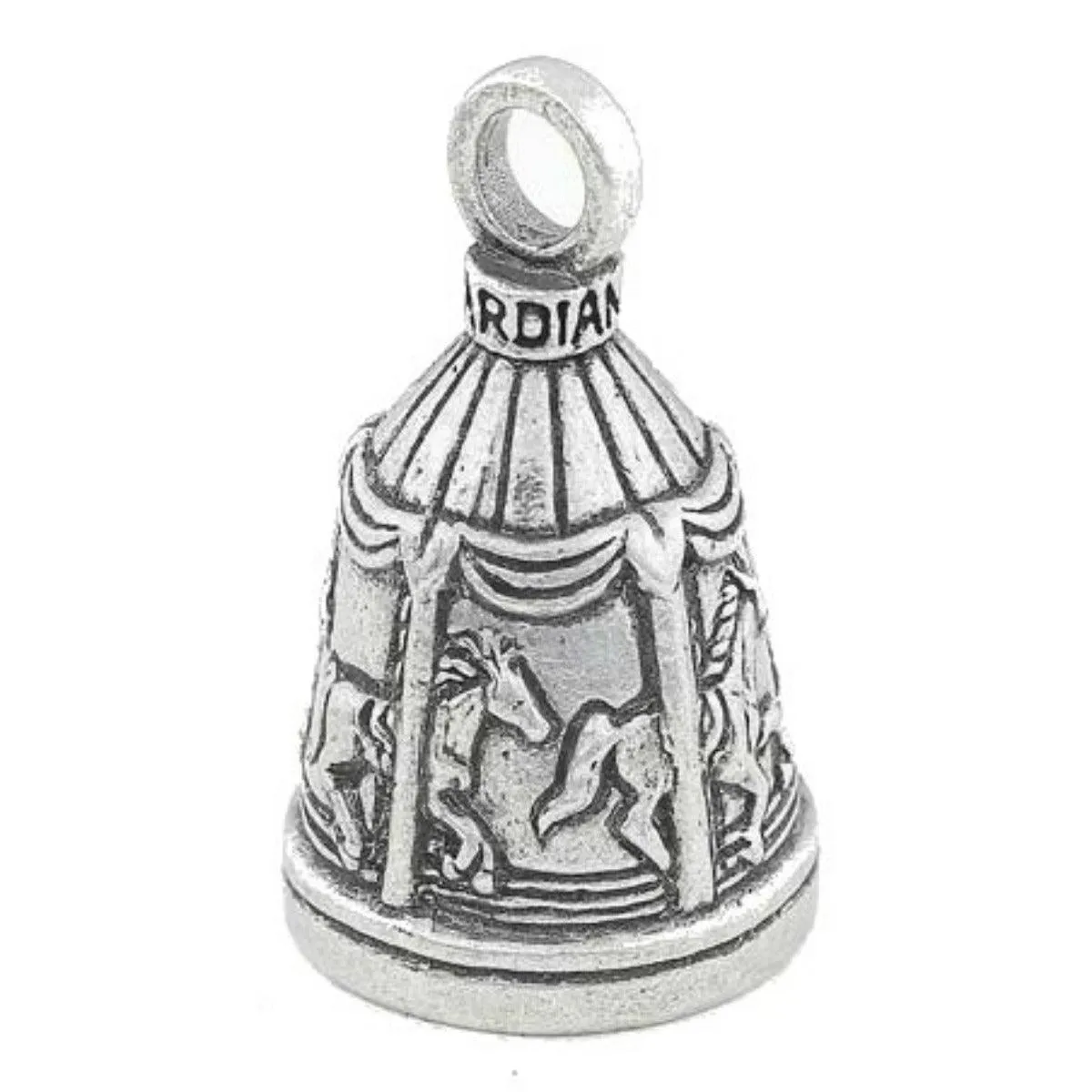 Daniel Smart Guardian Bell® Carousel, Pewter, 1.5 x 1 in