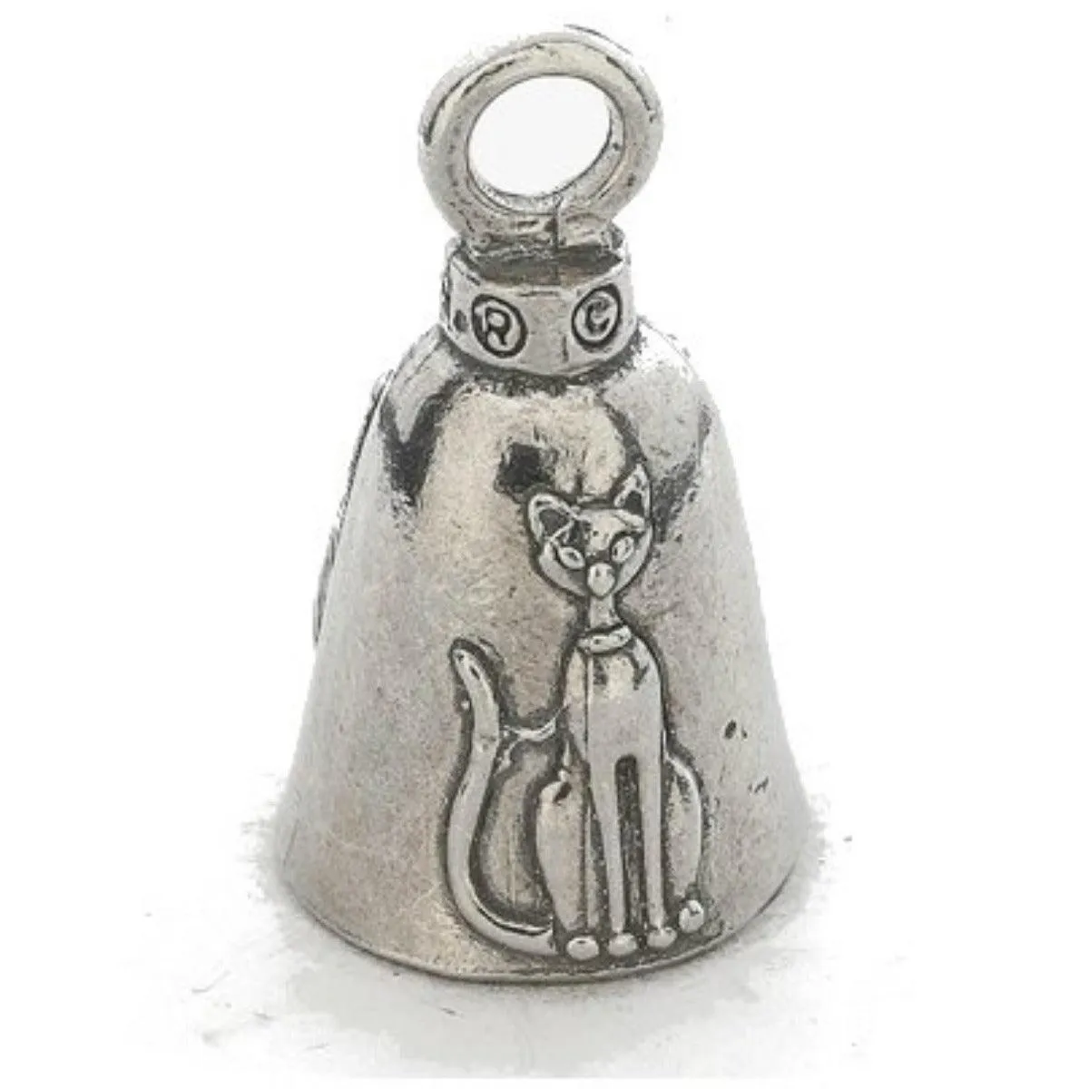 Daniel Smart Guardian Bell® Cat, Pewter, 1.5 x 1 in