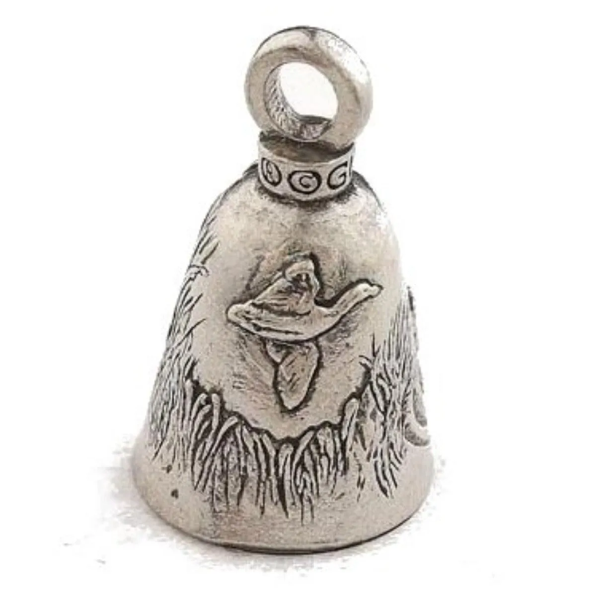 Daniel Smart Guardian Bell® Duck, Pewter, 1.5 x 1 in