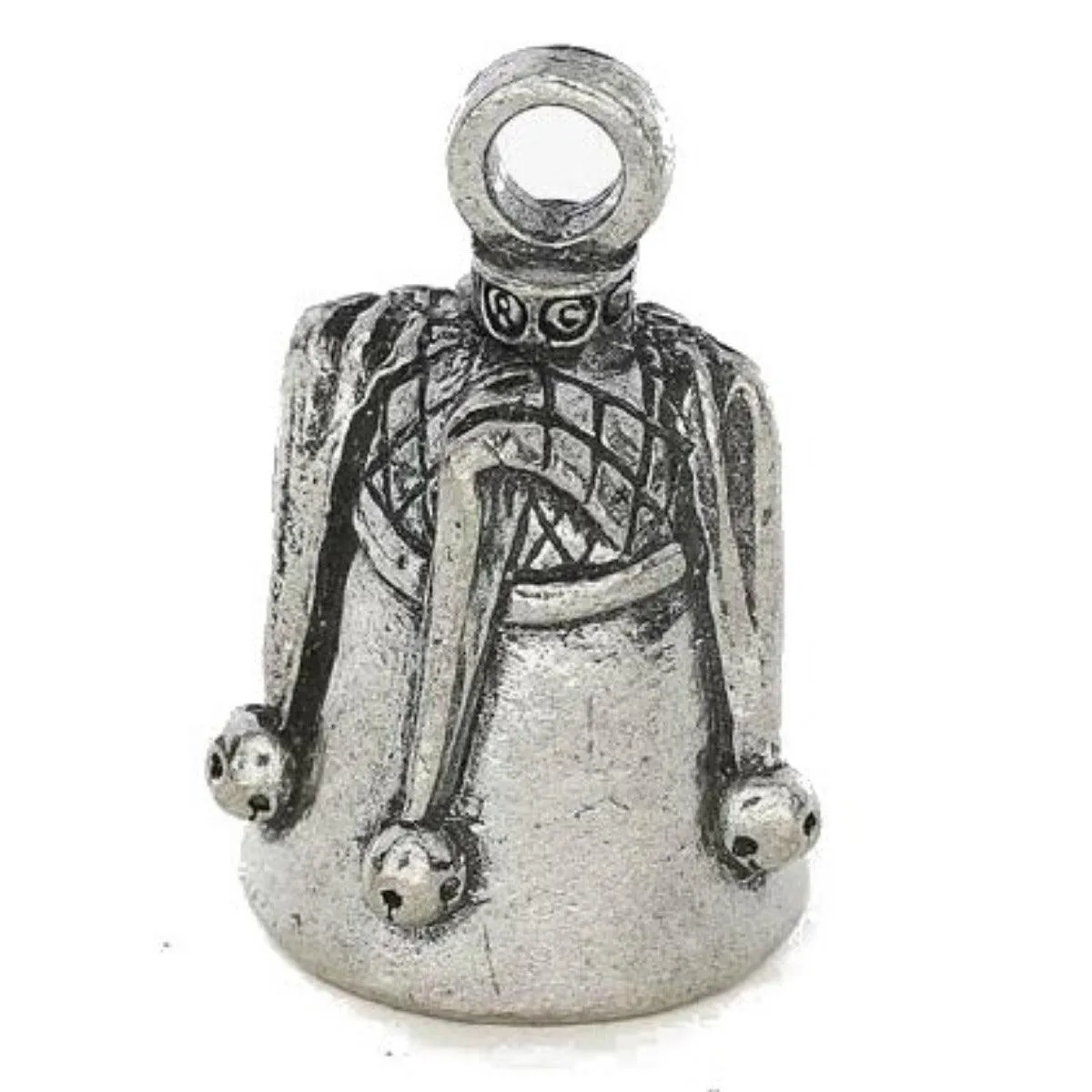 Daniel Smart Guardian Bell® Jester, Pewter, 1.5 x 1 in