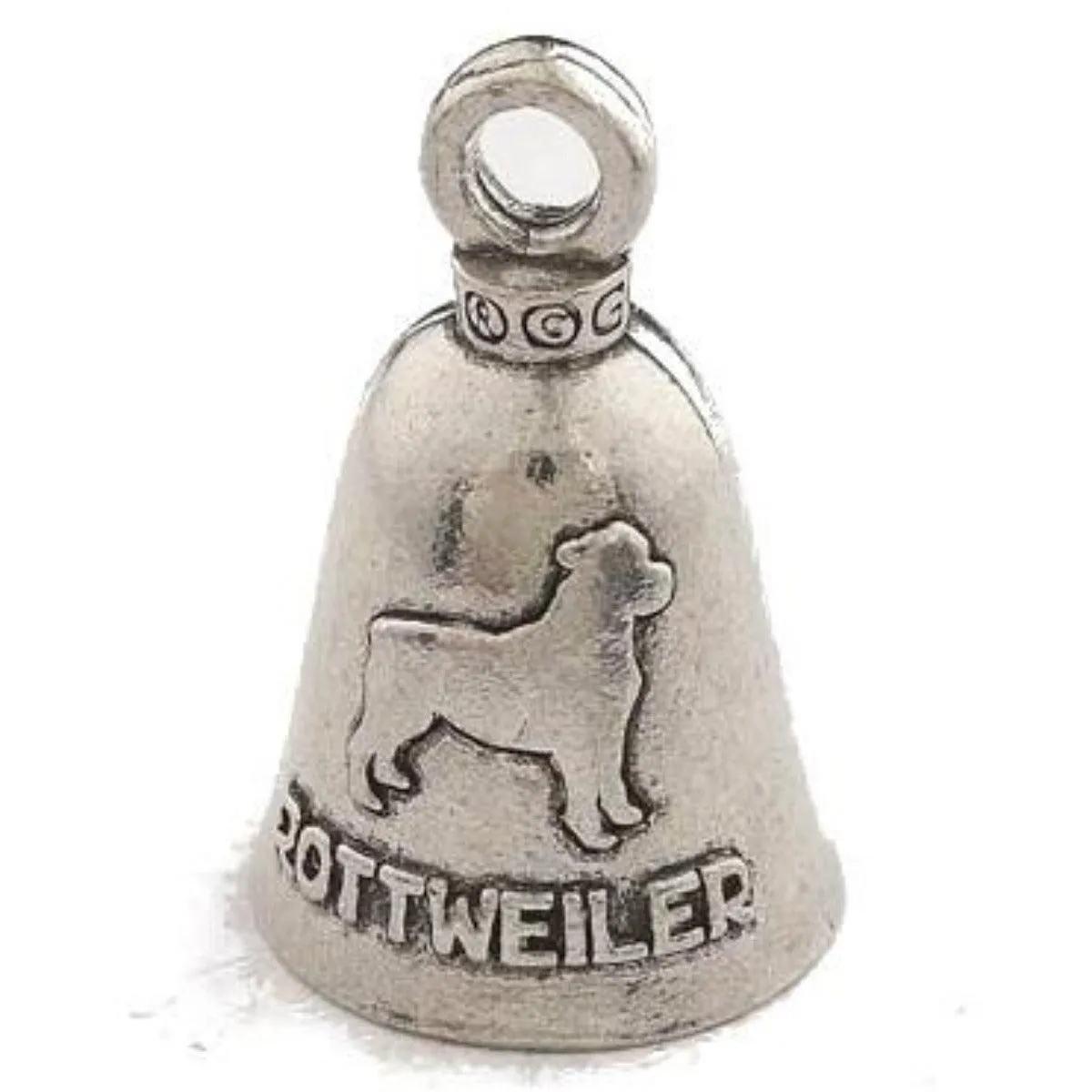 Daniel Smart Guardian Bell® Rottweiler Dog, Pewter, 1.5 x 1 in