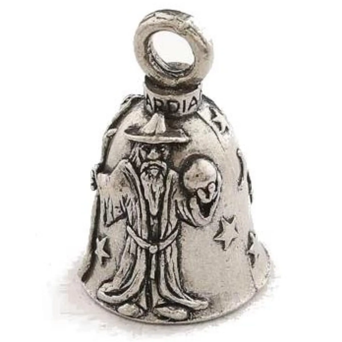 Daniel Smart Guardian Bell® Wizard, Pewter, 1.5 x 1 in