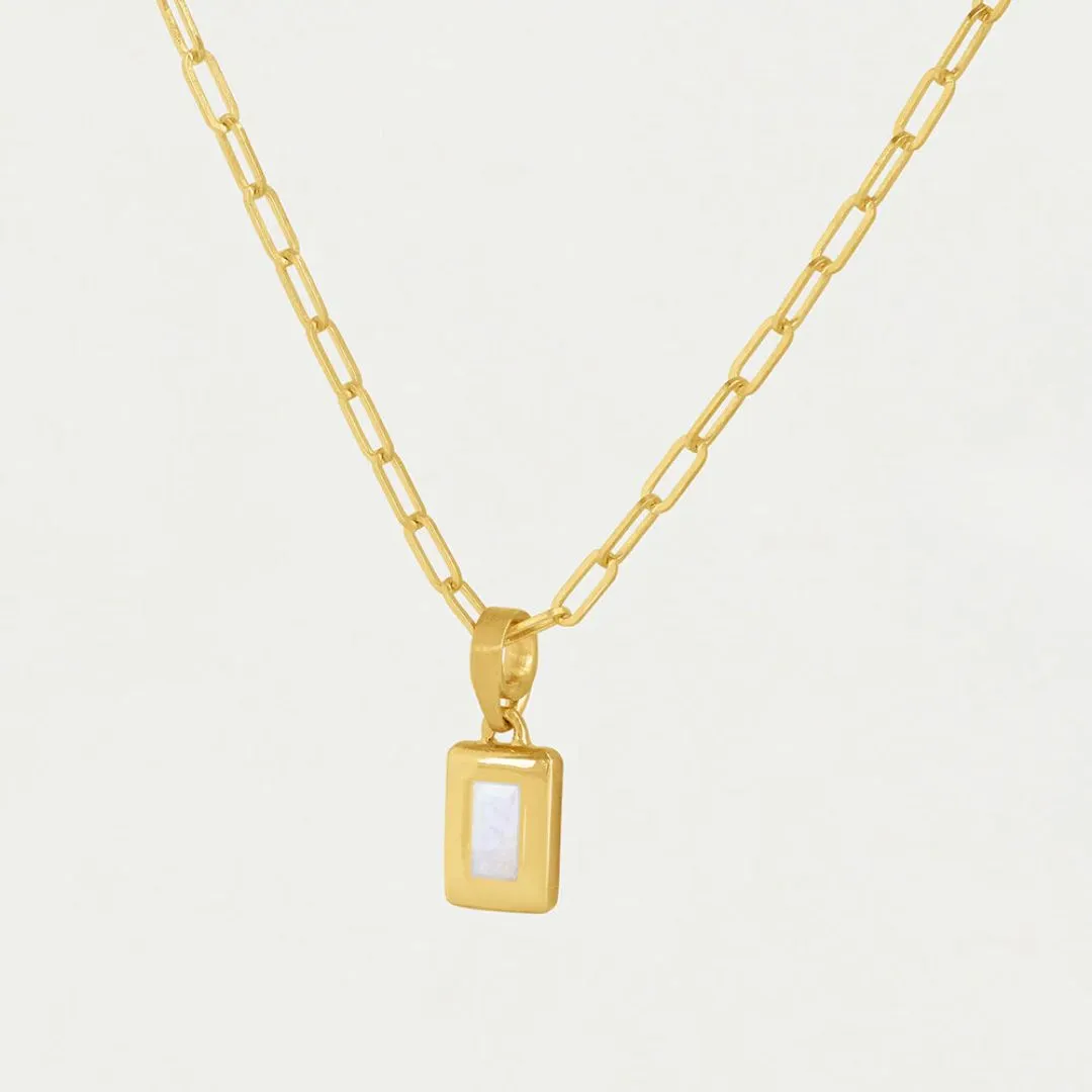 Dean Davidson Baguette Birthstone Pendant Necklace