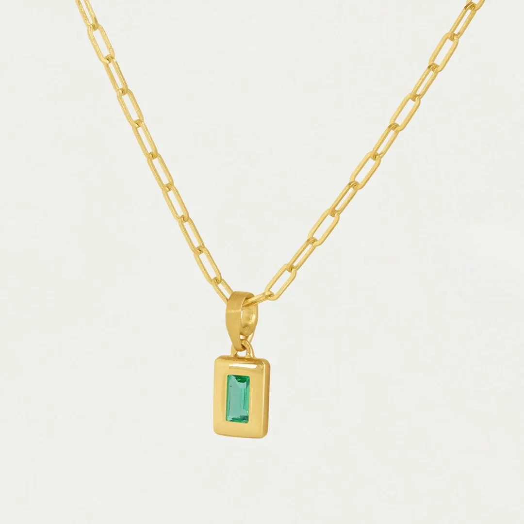 Dean Davidson Baguette Birthstone Pendant Necklace