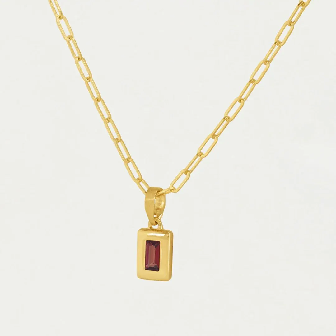 Dean Davidson Baguette Birthstone Pendant Necklace