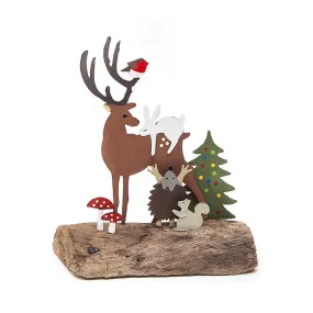 Deer and Woodland Animals Christmas Decoration from Shoeless Joe