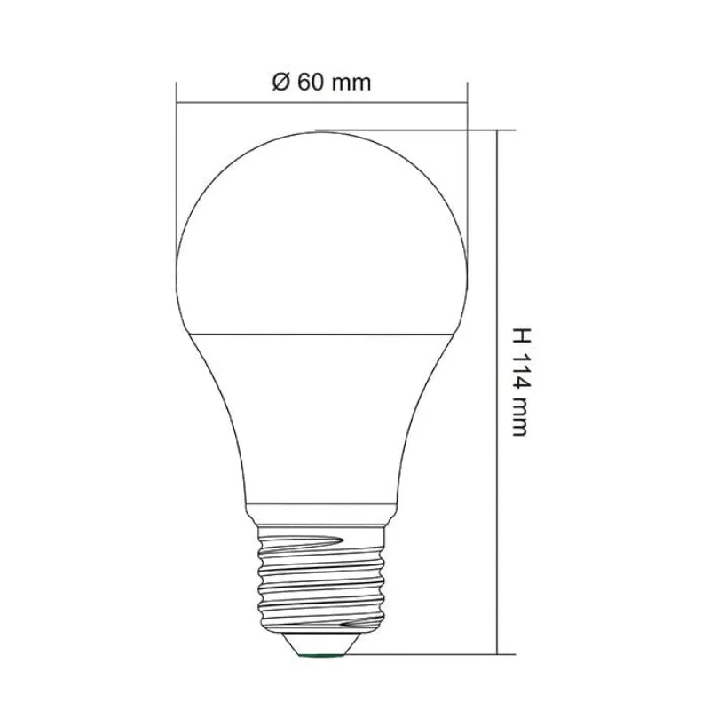 Dimmable E27 LED | A60 | 14W | 3000K | SALE