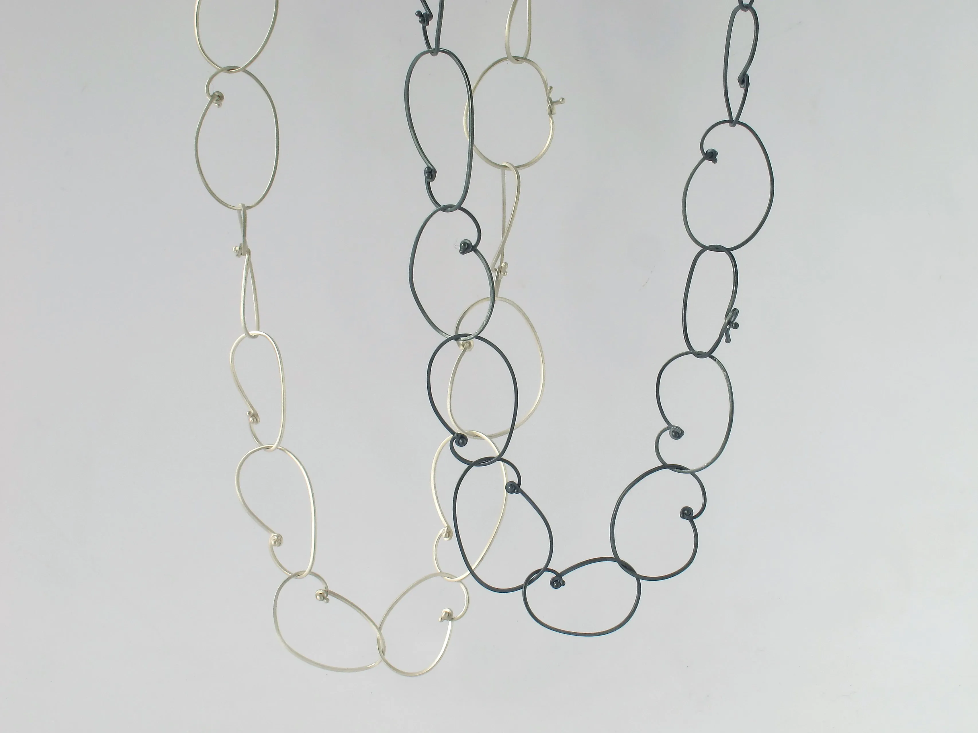 Doodle Cloud Necklace- Long