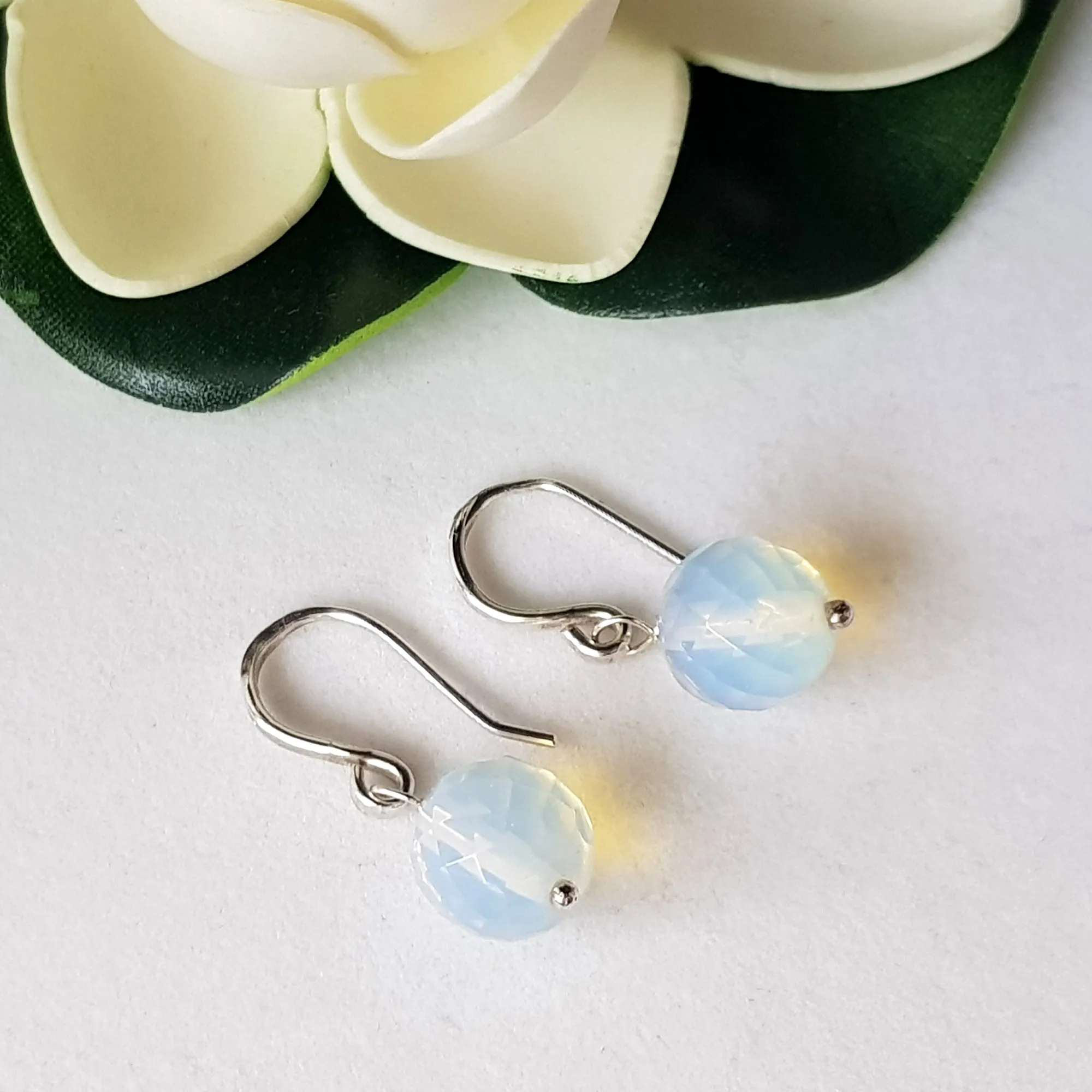 Earrings - Jelly Opal Dangle Earrings  | KJ-393E