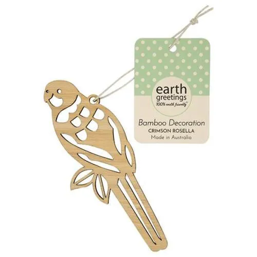 Earth Greetings Mixed Bamboo Decorations - Mini*