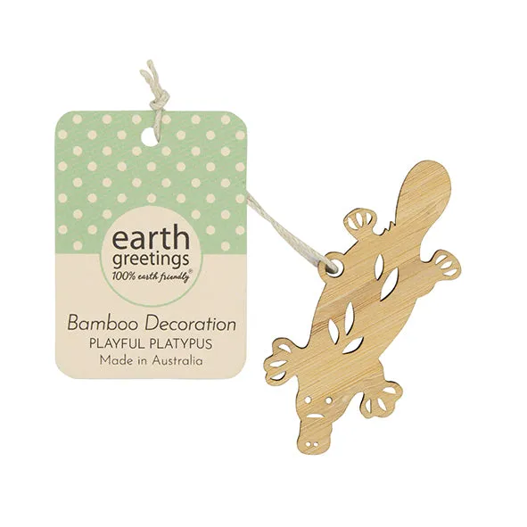 Earth Greetings Mixed Bamboo Decorations - Mini*