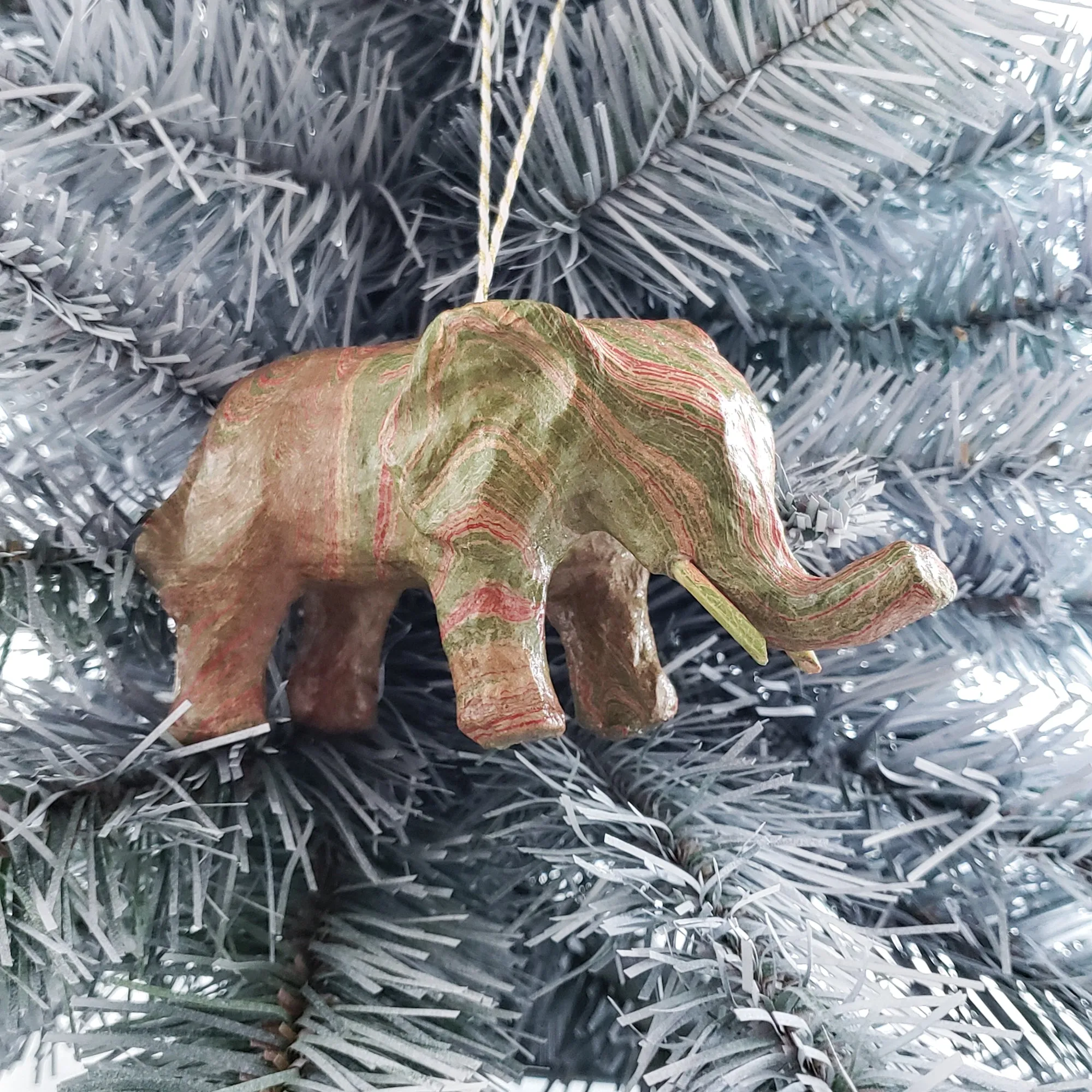 Elephant Ornament OR Figurine by Pat K. Thomas