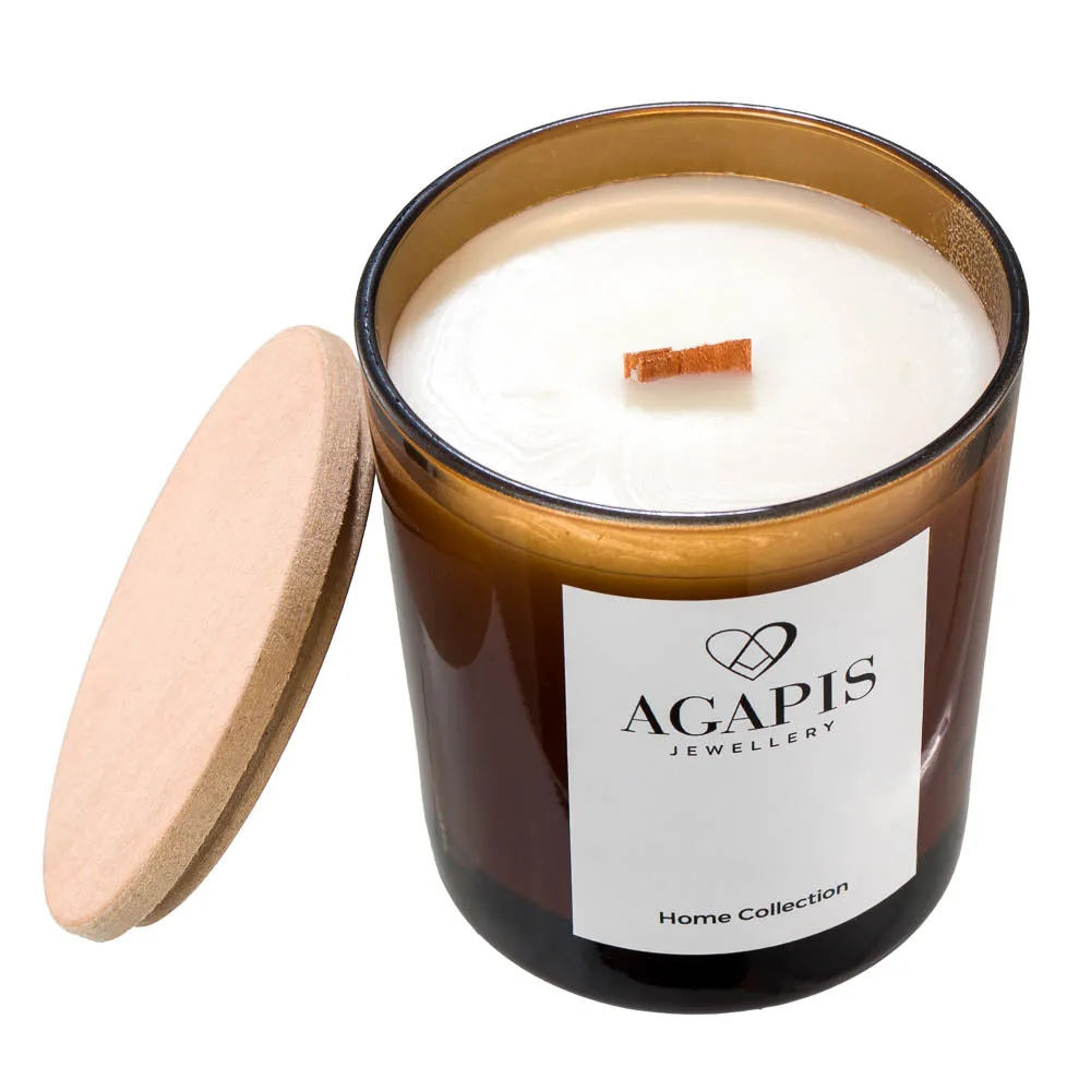 Espresso Latte - Handmade & Organic Soya Candle - 180gr - Home Collection