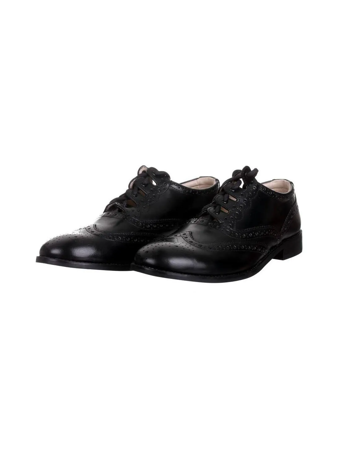 Exclusive Scotland Kilt Company Black Ghillie Brogues