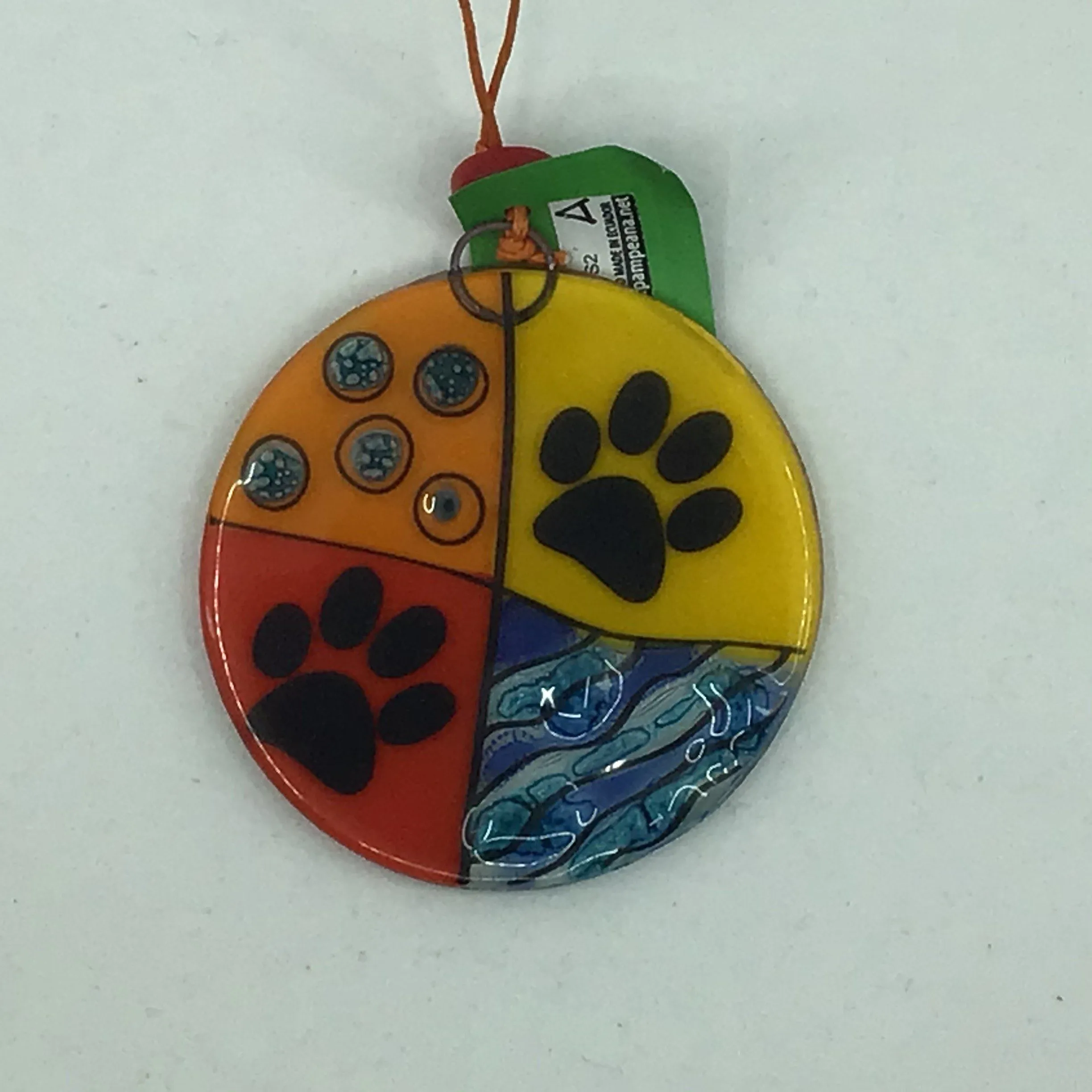 Fair Trade Ornament 10 Double Paws