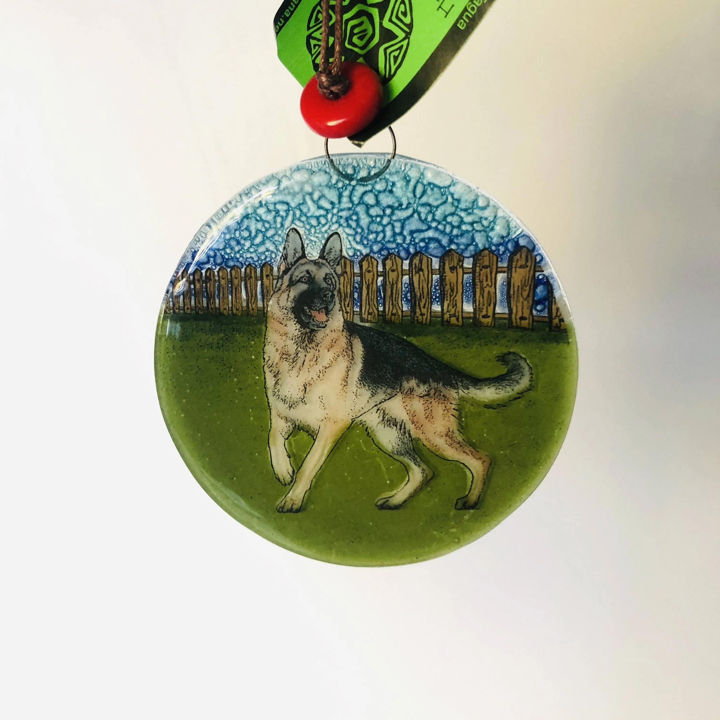 Fair Trade Ornament 129 German Shepherd