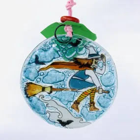 Fair Trade Ornament 22 Witch on Broom