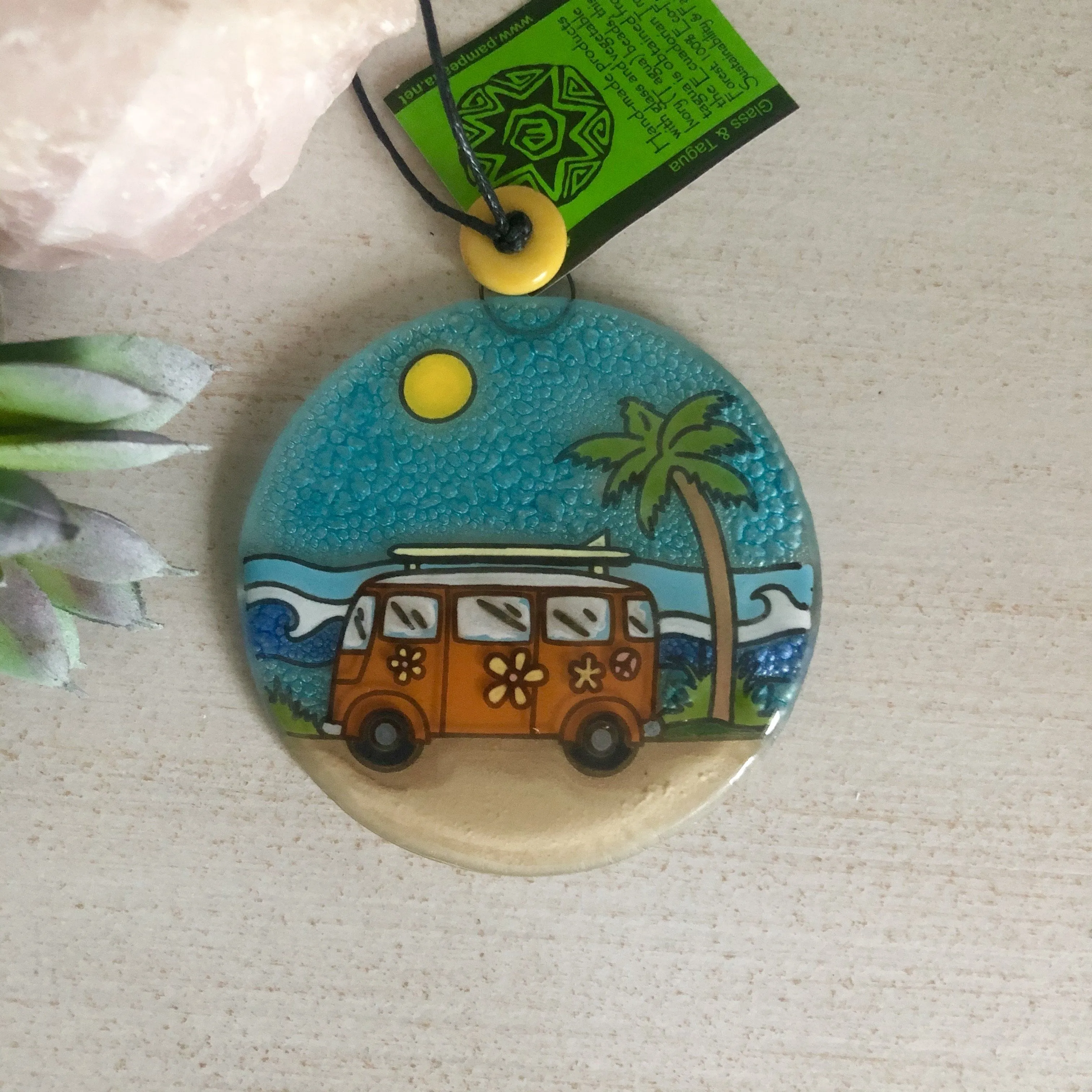 Fair Trade Ornament 33 VW Surfer Bus