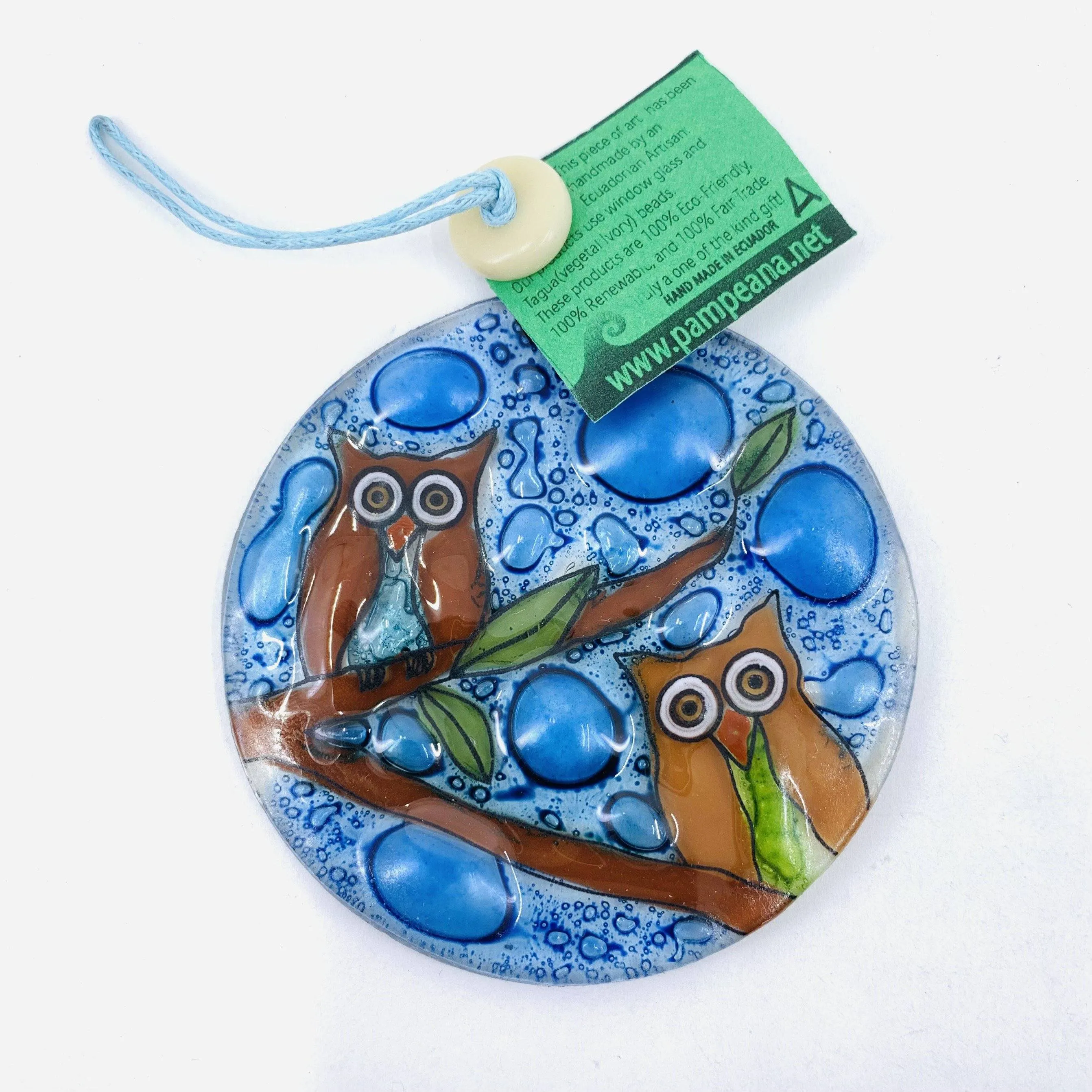 Fair Trade Ornament 74 Hoot Owls