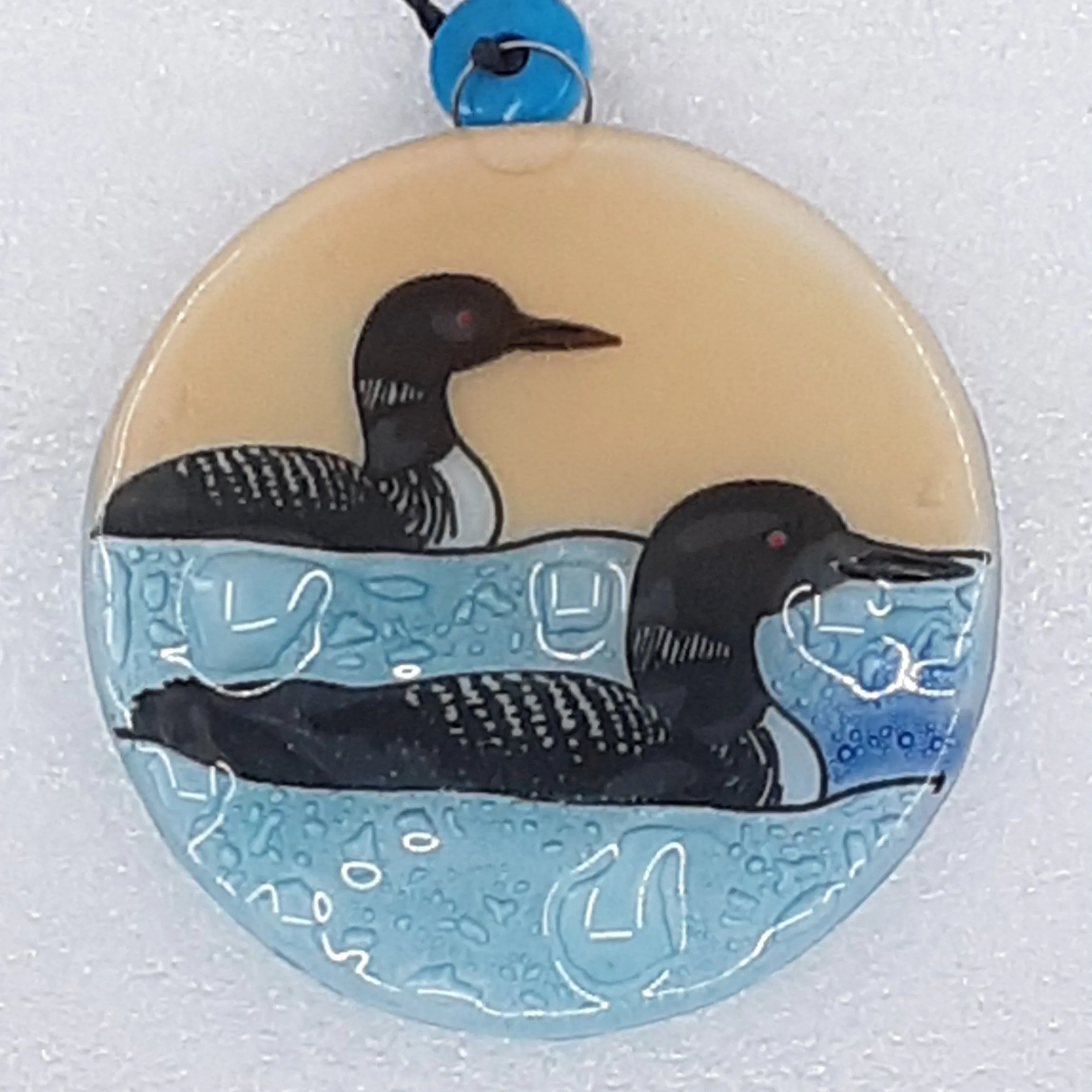 Fair Trade Ornament 86 Loon Pair