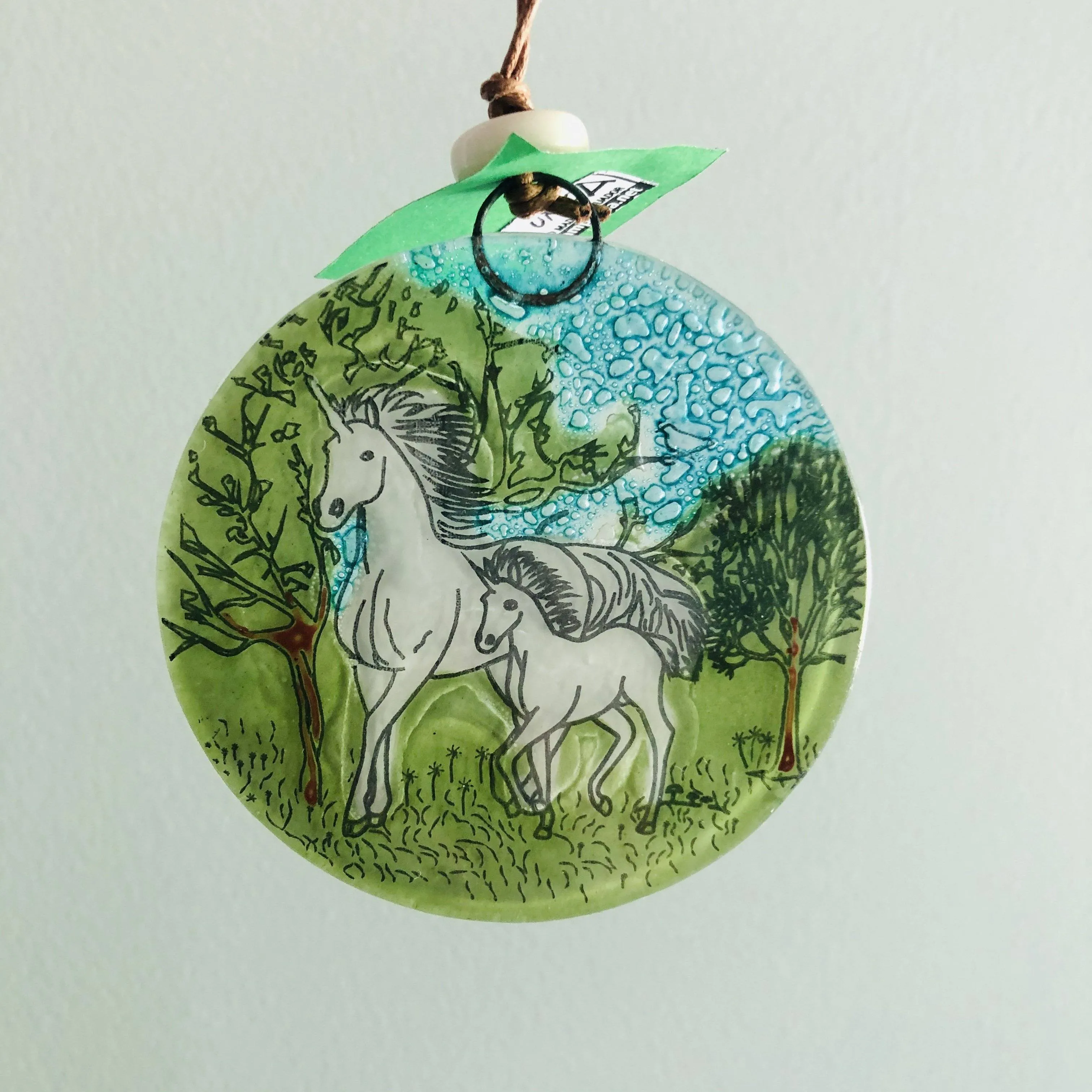 Fair Trade Ornament 97 Unicorns