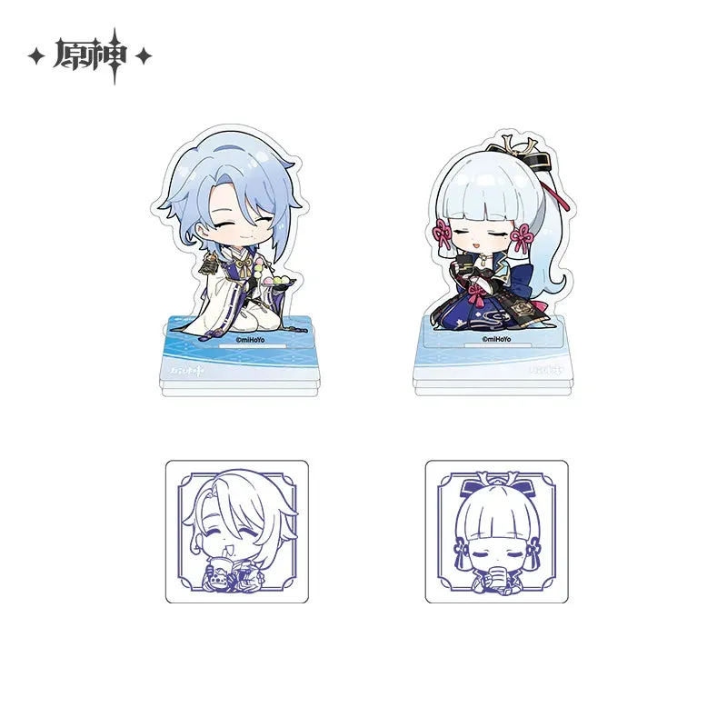 Genshin Impact - Kamisato Ayato & Kamisato Ayaka FES 2023 Series Acrylic Seal Ornaments miHoYo