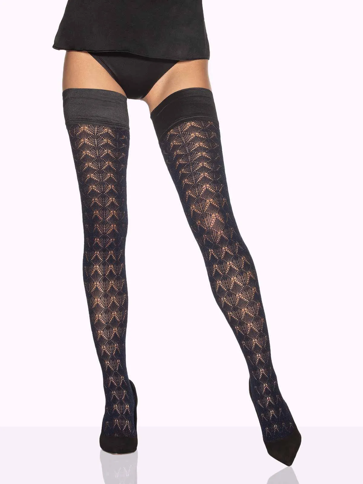 GIADA Art Deco Thigh Highs