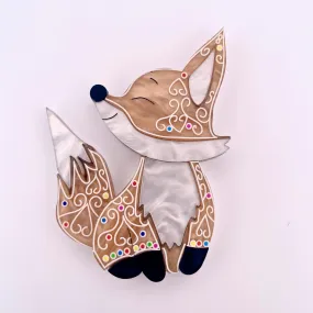 Ginger the fox 🦊 - Brooch - Set of 4