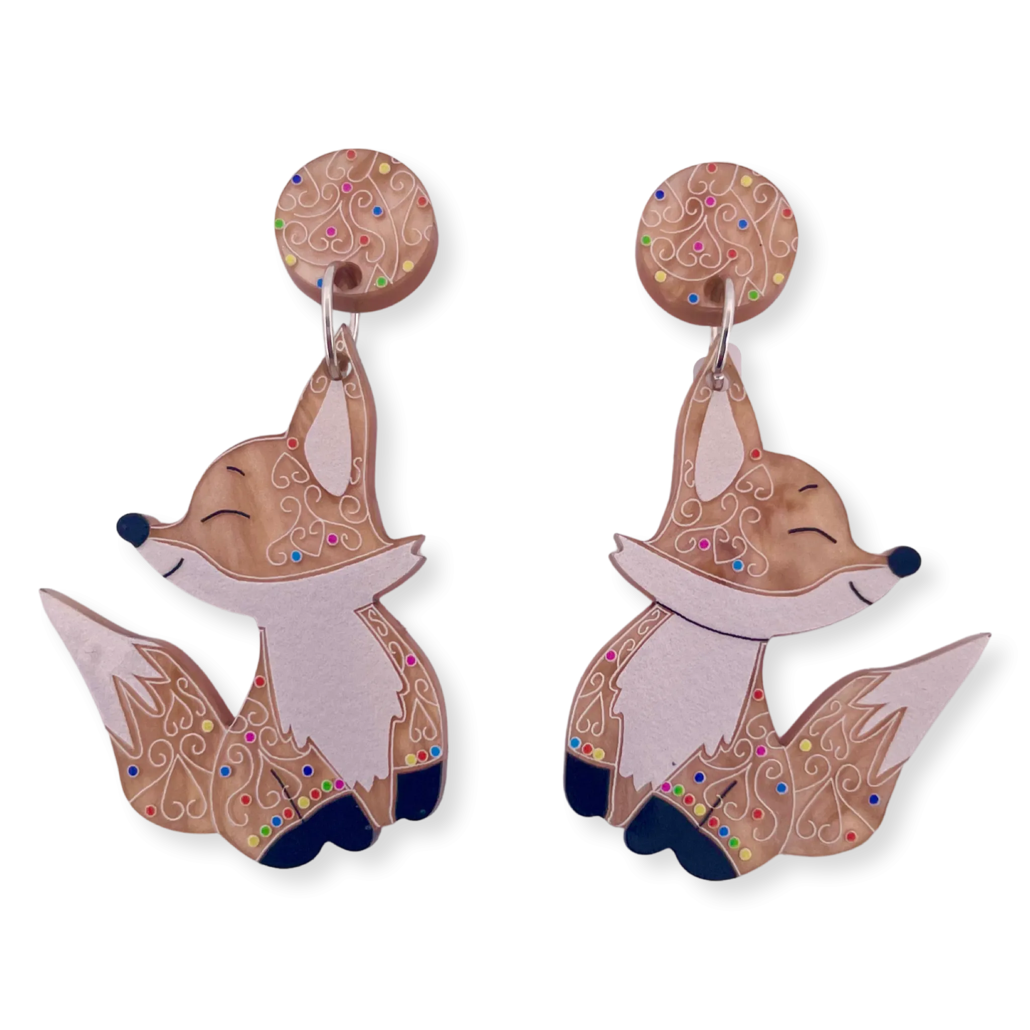 Ginger the Fox 🦊 - earrings