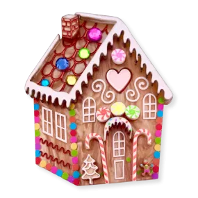 Gingerbread house - Brooch