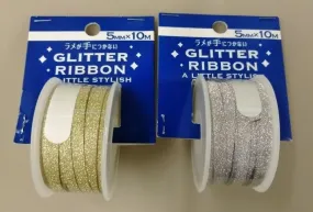 Glitter Ribbon Gold & Silver