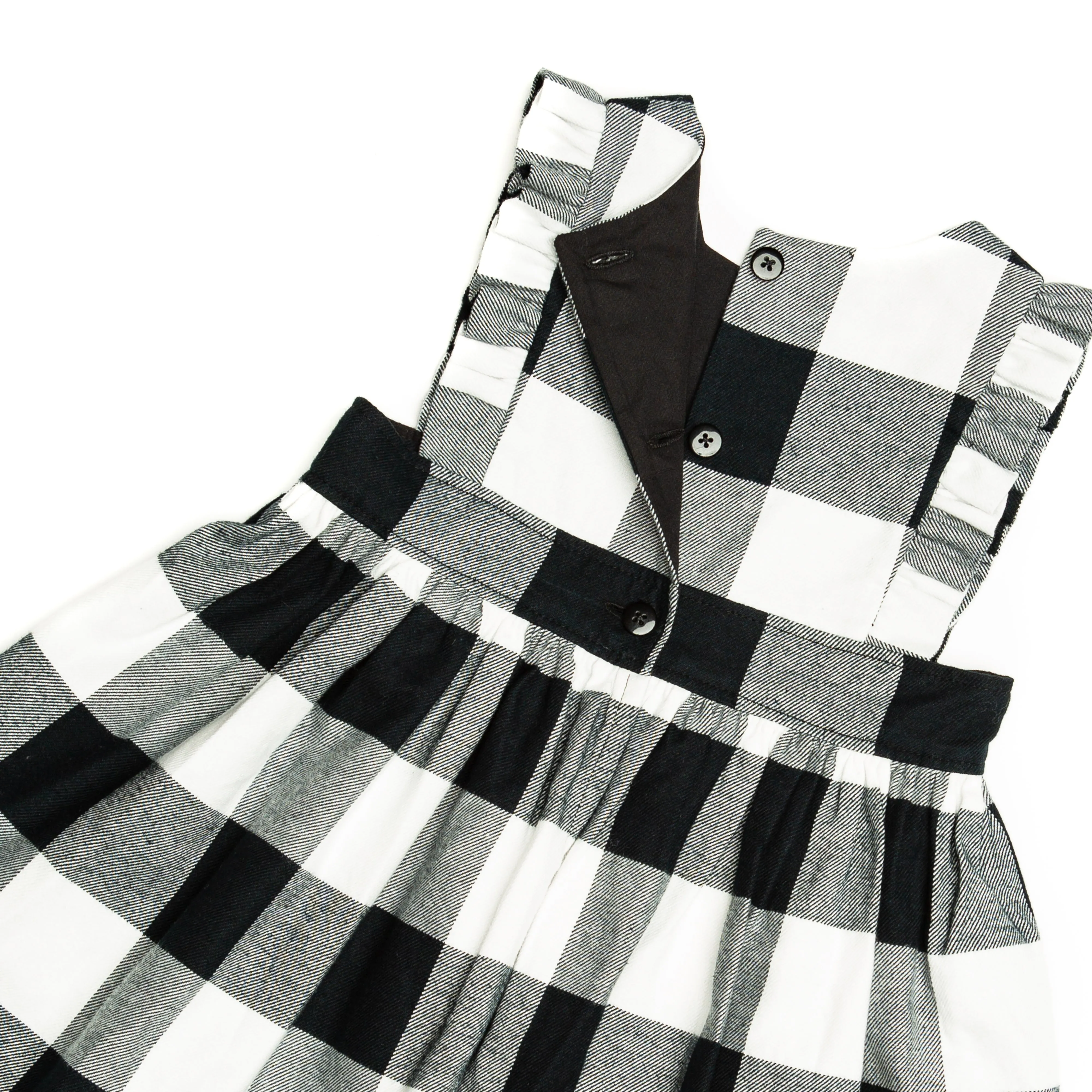 Harper Pinafore in Buffalo Plaid