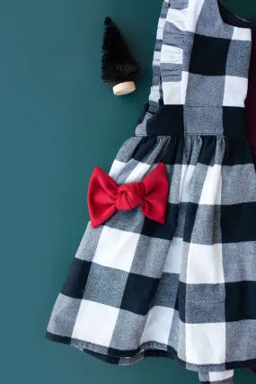 Harper Pinafore in Buffalo Plaid