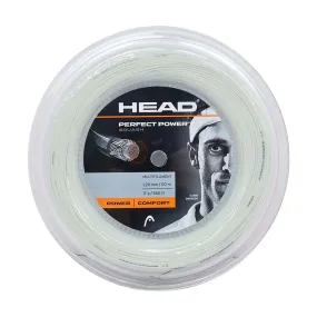 Head Perfect Power Squash String 110 mtr Reel 17g (White)