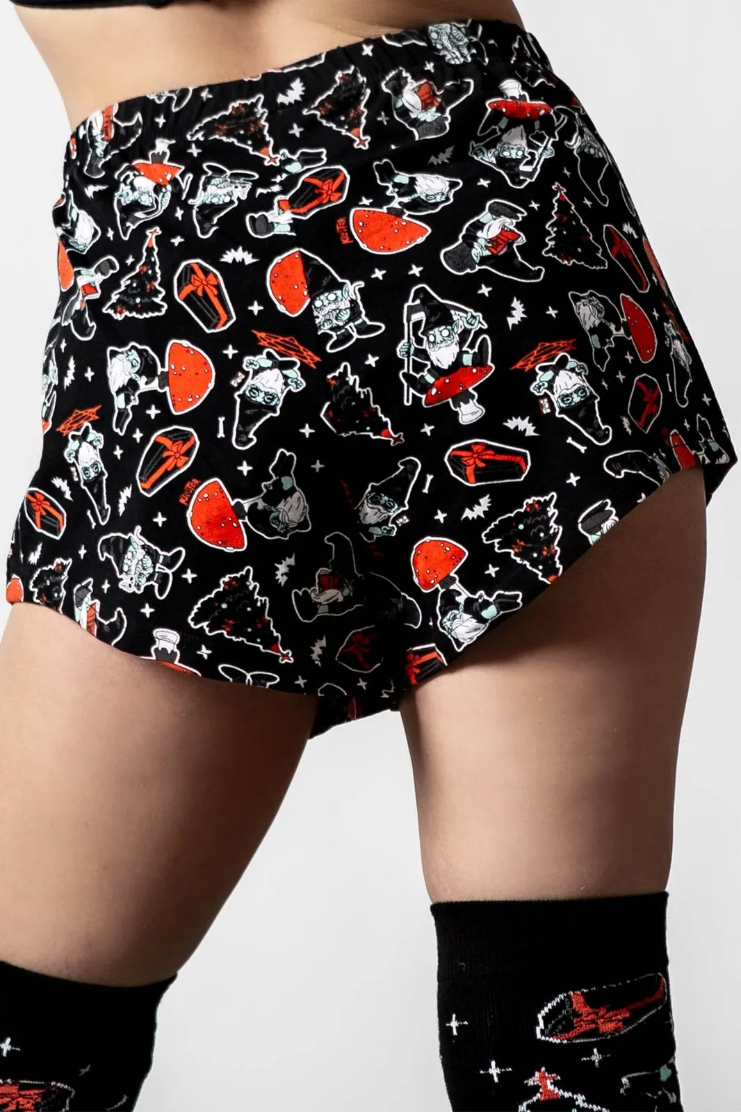 Killstar Gnomies PJ Shorts Christmas