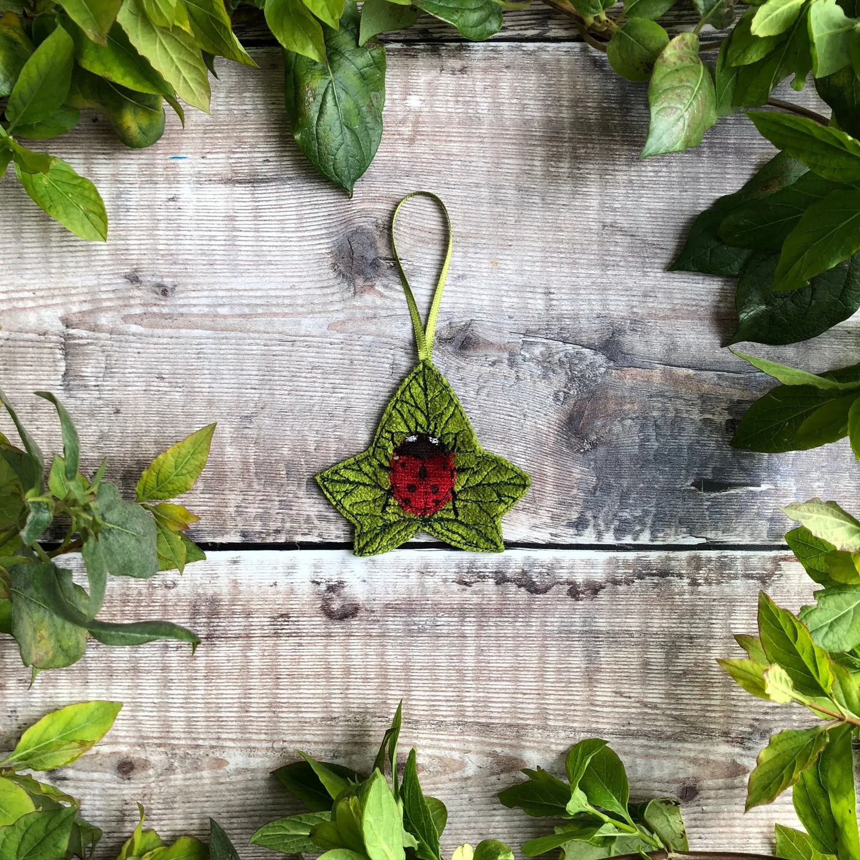 Ladybird hanging decoration