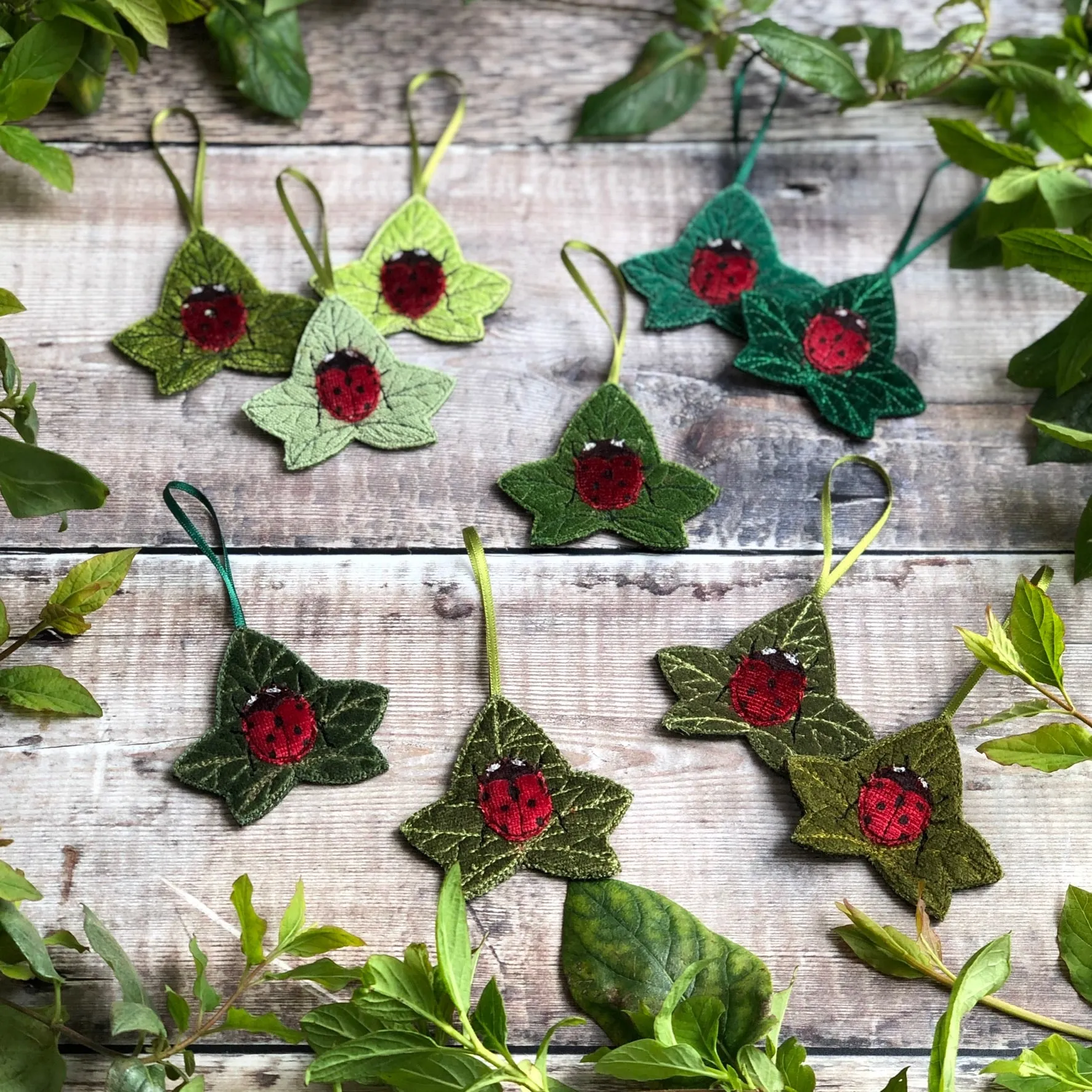 Ladybird hanging decoration