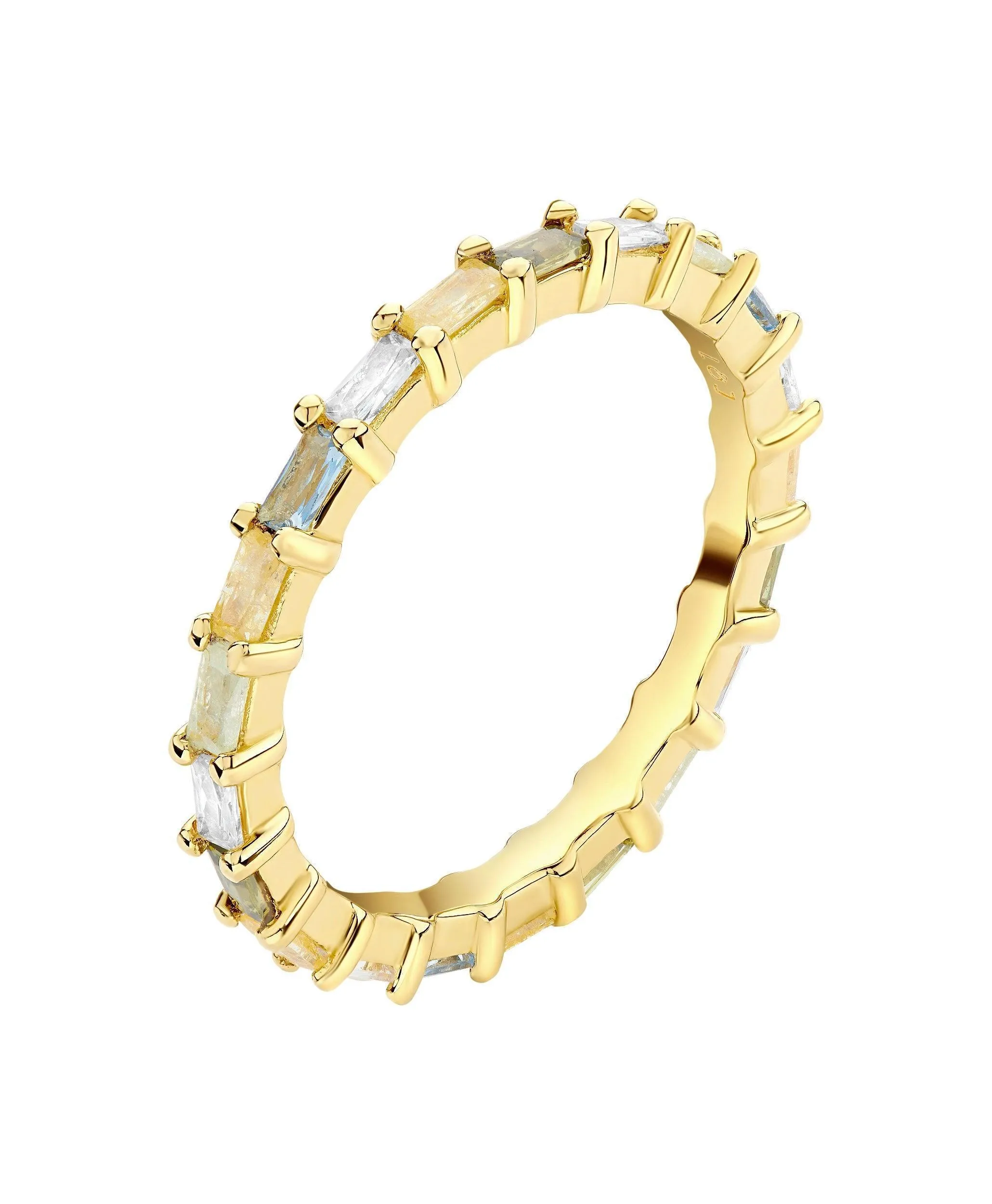 Lilja Ring Multi 18ct Gold Plated