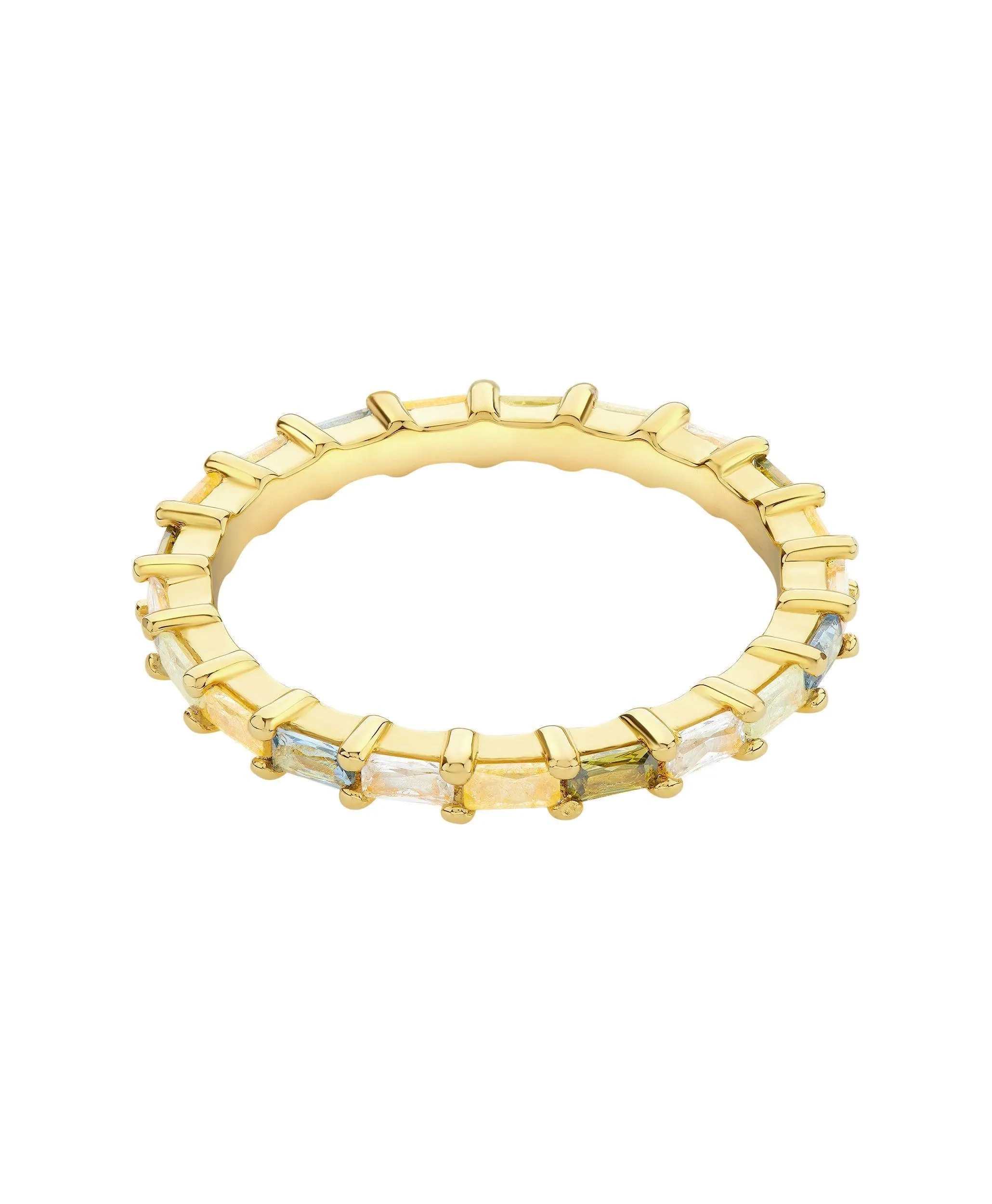 Lilja Ring Multi 18ct Gold Plated