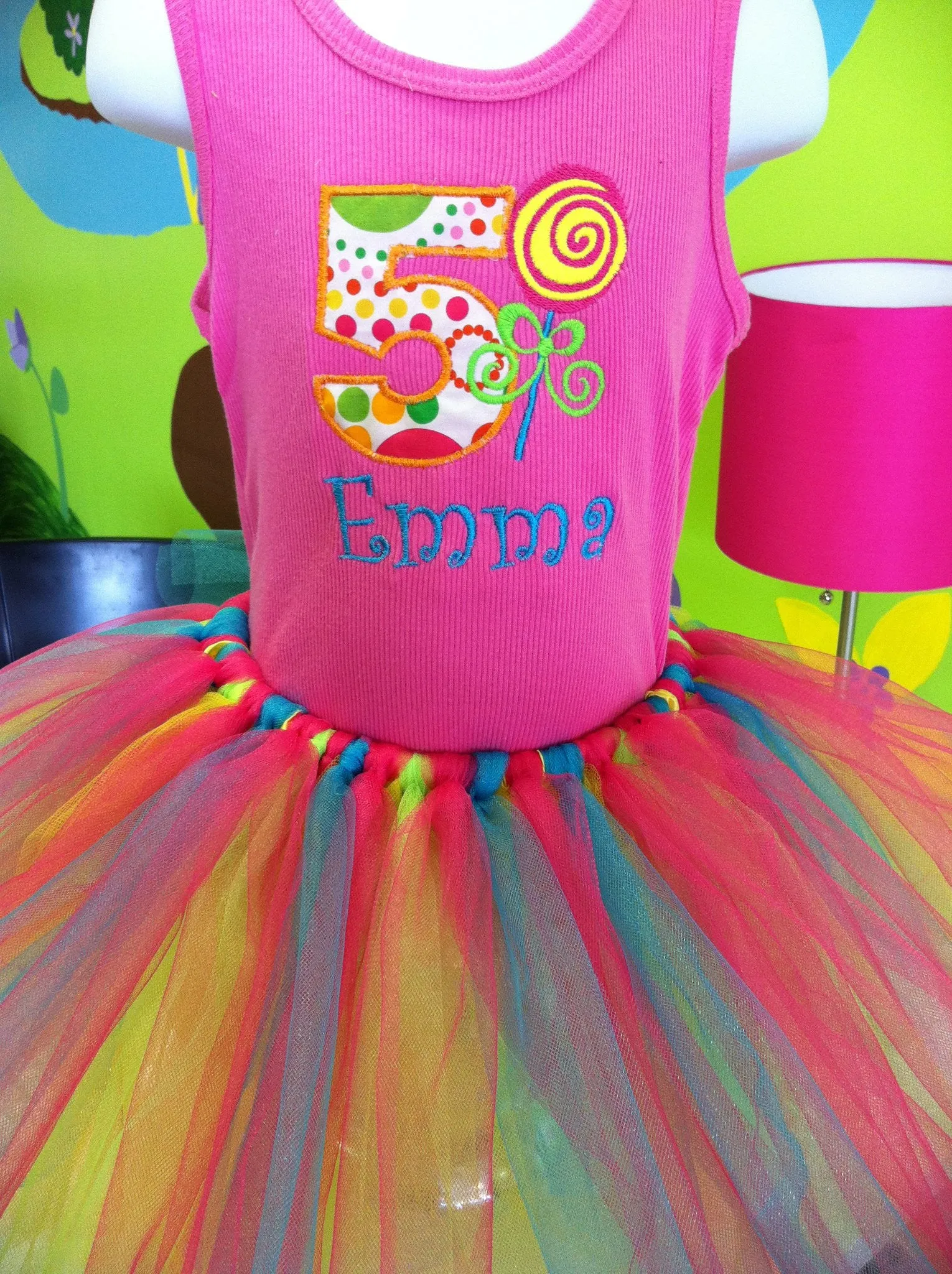 Lollipop Sweet Treat Birthday TuTu Set