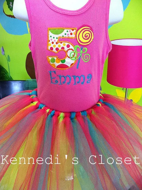 Lollipop Sweet Treat Birthday TuTu Set