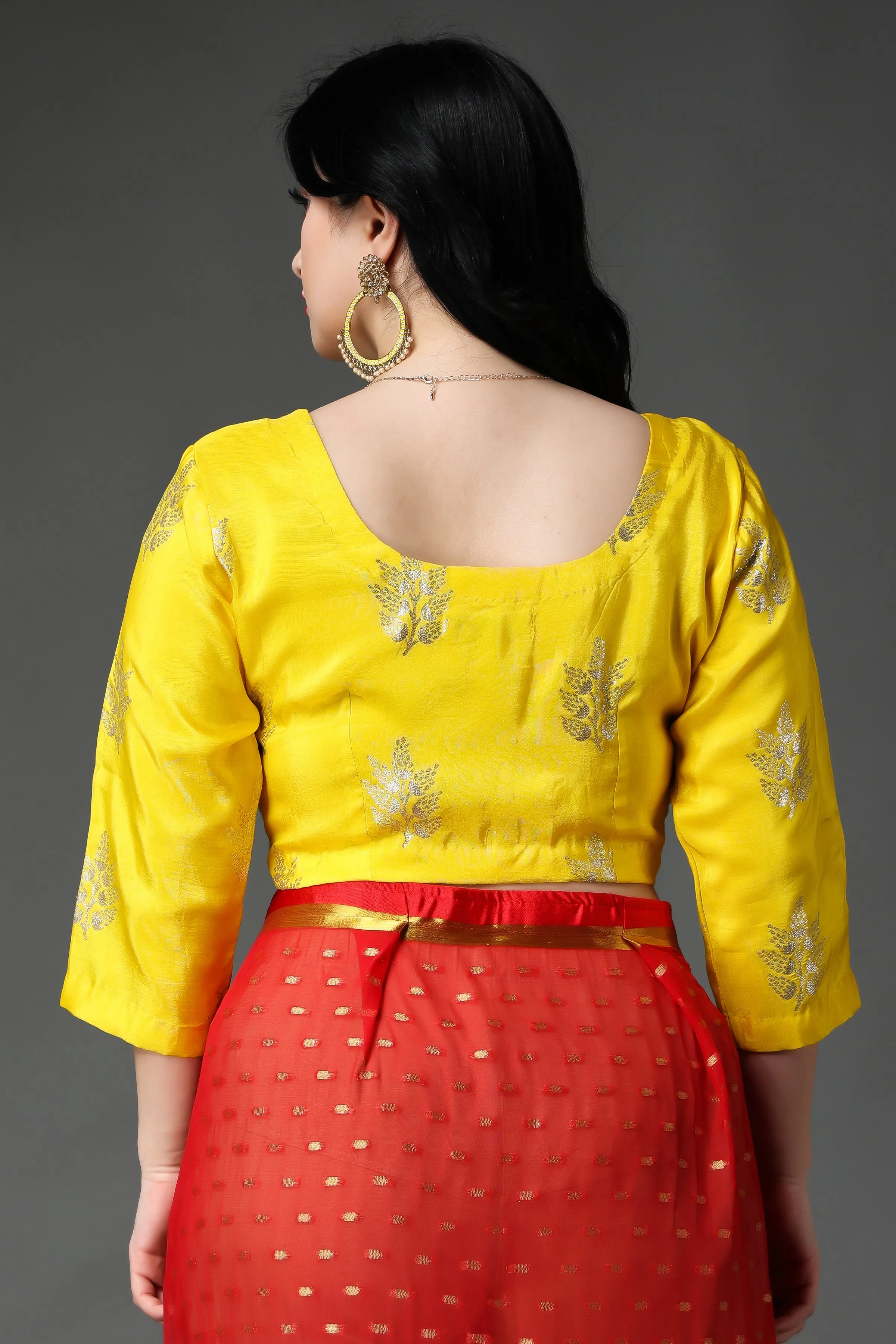 Lustrous Lemon Silk Blouse