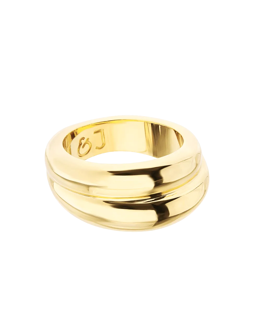 Meja Ring 18ct Gold Plated