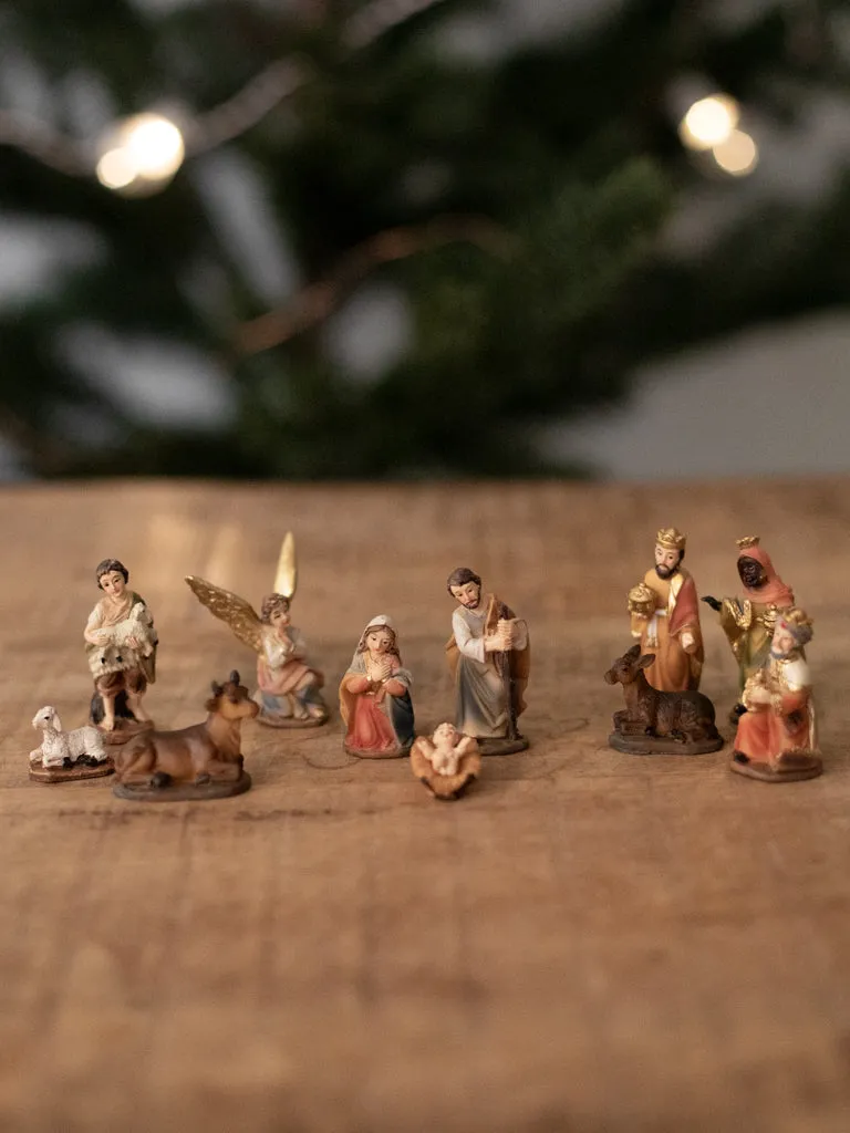 Miniature Nativity Set