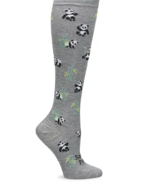 Nurse Mates Compression Sock - Save the Pandas