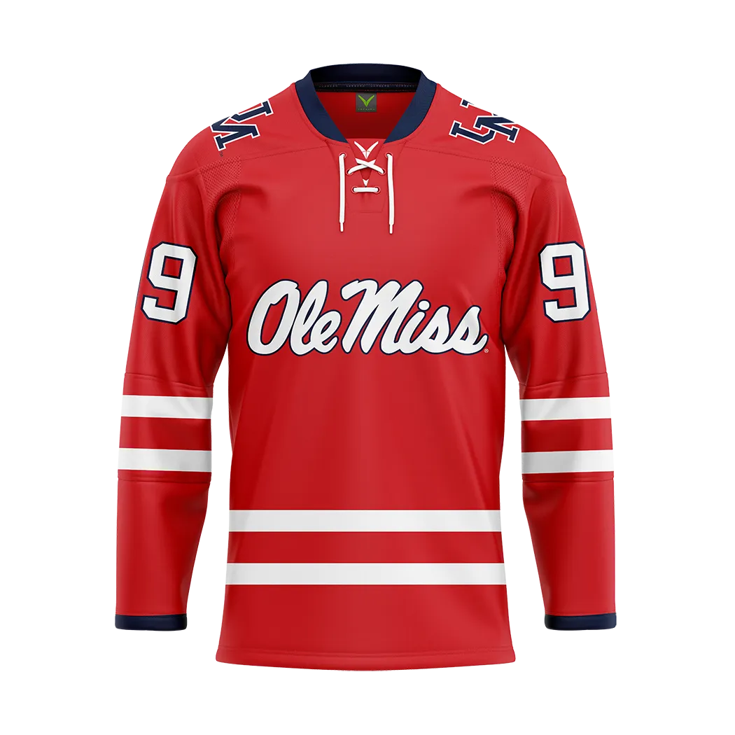 Ole Miss Hybrid Jersey Customized